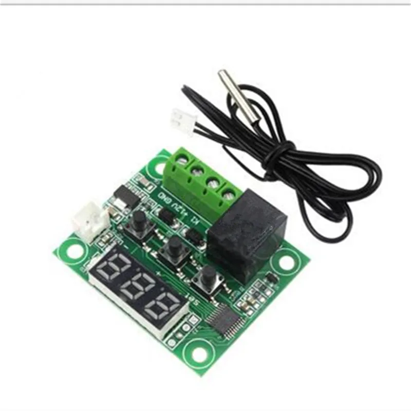 10pcs/lot W1209 Mini thermostat Temperature controller Incubation