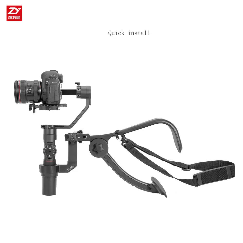 

Zhiyun Crane 2 Gimbal Accessories TransMount Shoulder Bracket Rig Handle Holder Similar as Easyrig ReadyRig Atalas