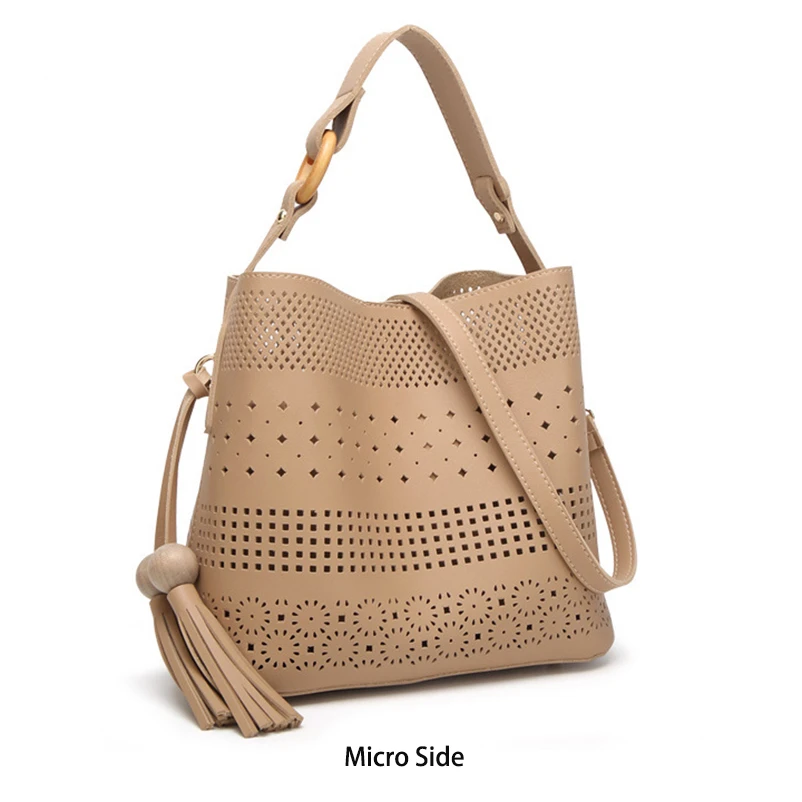Nevenka Hallow Out Shoulder Bag Women Casual Totes with Tassel12