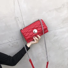 Free shipping 2018 new handbags fashion trend messenger bags single shoulder retro diamond lattice chain women bag Free shipping 2018 new handbags fashion trend messenger bags single shoulder retro diamond lattice chain women bag