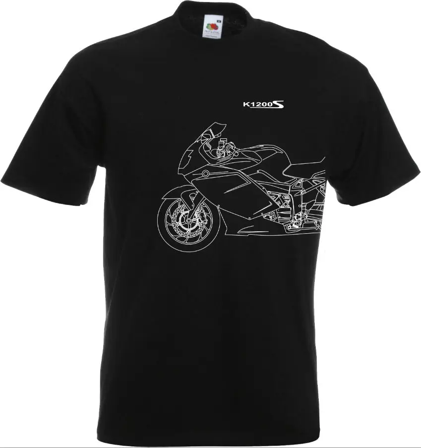 

2019 Fashion K1200S T-Shirt mit Grafik einer K 1200S Motorcycyle Rally K 1200 S Motorrad- -Fahrer" Tee shirt