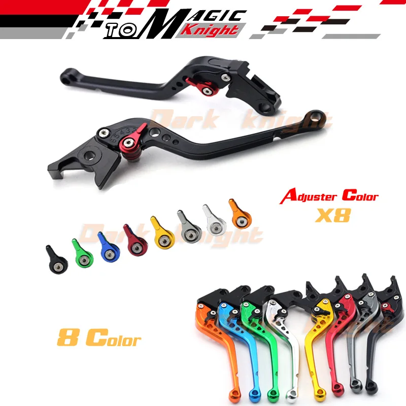 

For SUZUKI GSX-R 600 750 06-10, GSX-R 1000 05-06 Motorcycle CNC Billet Aluminum Long Brake Clutch Levers Black