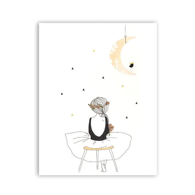 Kids-Girl-Poster-Cute-Wall-Art-Print-Girl-With-Flowers-Cartoon-Canvas-Painting-Lovely-Picture-For.jpg_640x640 (1)
