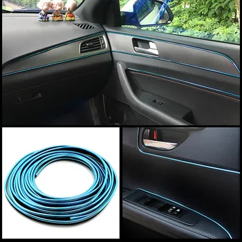 

3M 5M Car Styling Interior Exterior Decoration Strips Stickers for Audi A4 B6 A3 A6 C5 Q7 A1 A5 A7 A8 Q5 R8 Q3 Car Accessories