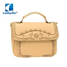 Cathylin 2016 Women Hand Bag High Quality Style Woman Messenger Bag Soft Woman Pu Leather Bag