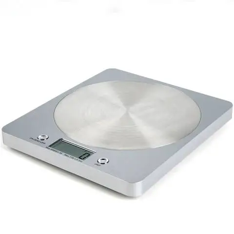 

NS-K19 1G-5000g High Quality Food Diet Fruit balance 1.4cm Digital Kitchen Weight Scale with Stainless Steel Platform HOSTWEIGH