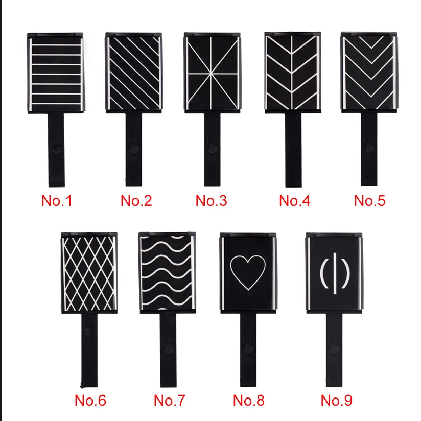 

RSTYLE 1 PCS Magnetic Stick For Cat Eye Nail Gel Polish Manicure Tools 9 Patterns 3D Effect Varnish Gel Sticker