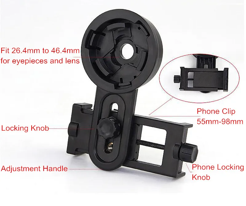 1 шт. Универсальный адаптер для мобильного телефона для крепления телефона, монокулярный телескоп, держатель, аксессуары для оборудования