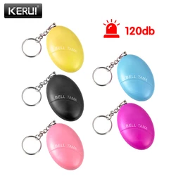 Alarme personnelle de défense 120db pour femmes, 5 pièces, porte clés pour auto défense, pour enfants, filles et personnes âgées 