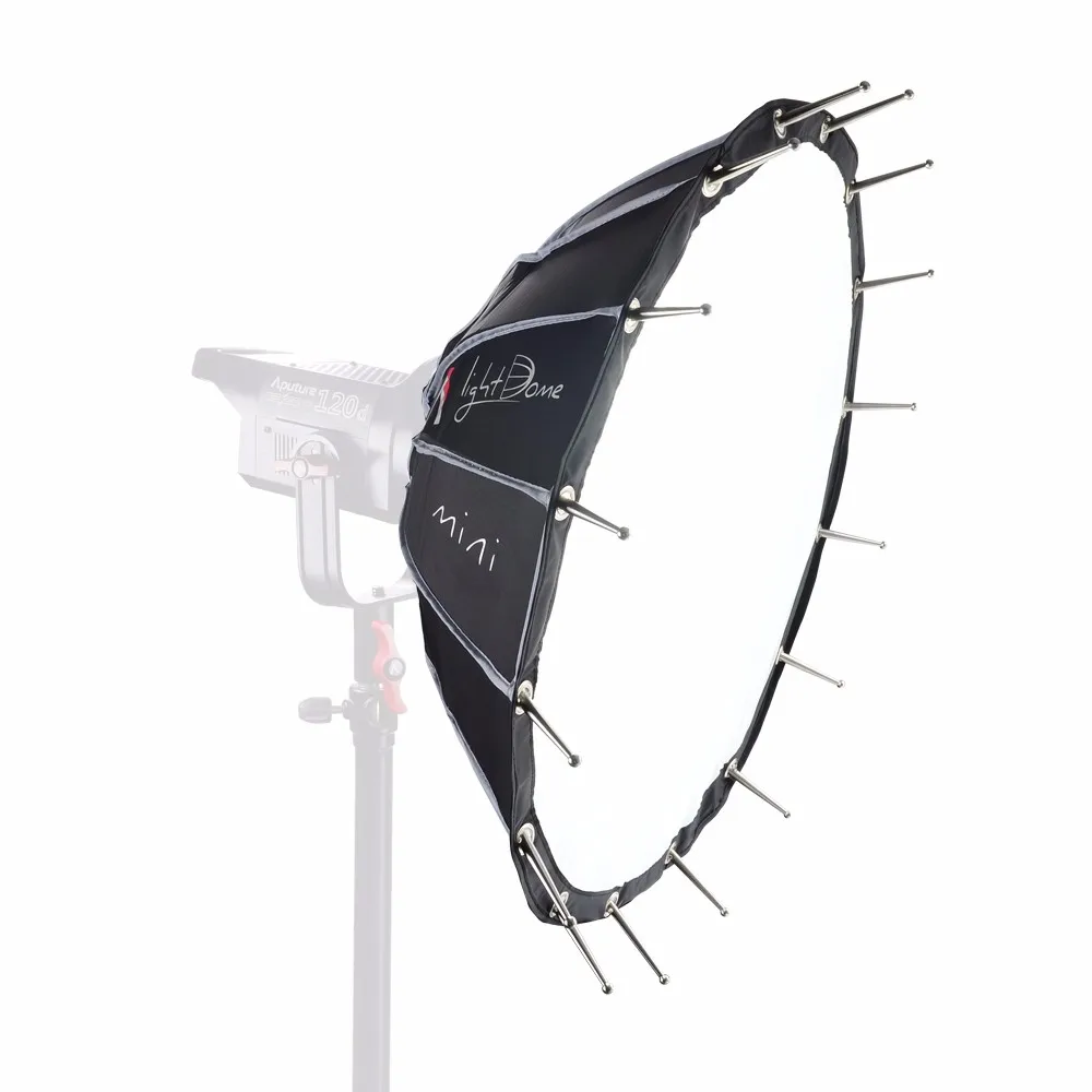 

Aputure Light Dome Mini Light Midifier Double Diffusion with Grid Umbrella Softbox Diffuser for Light Storm LED Video Light