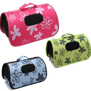 

3 Colors Breathable Cat Carrier Bag Folding Pet Bag Travel Outdoor Cat Backpack Kitten Carrying Cage Outdoor Cat Cages