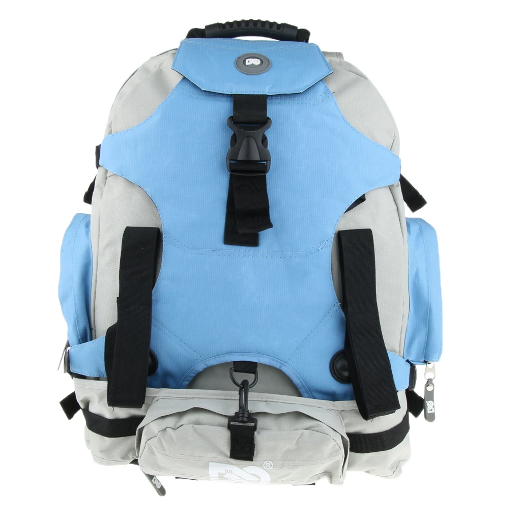 Large Polyester Skates Backpack for Inline Roller Skate Skating Shoes Carrying Organizer Gear
