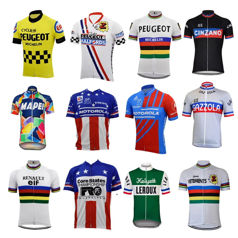 2018 Multiple choice style cycling jersey men breathable bike team short sleeve mtb jersey maillot ciclismo bicycle clothes