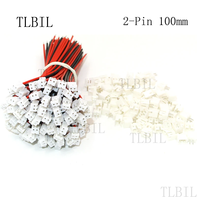 

30Sets Mini Micro PH2.0 PH 2.0 mm 2-Pin Connector Plug With Wires Cables 100MM 26AWG New S18 Drop Ship