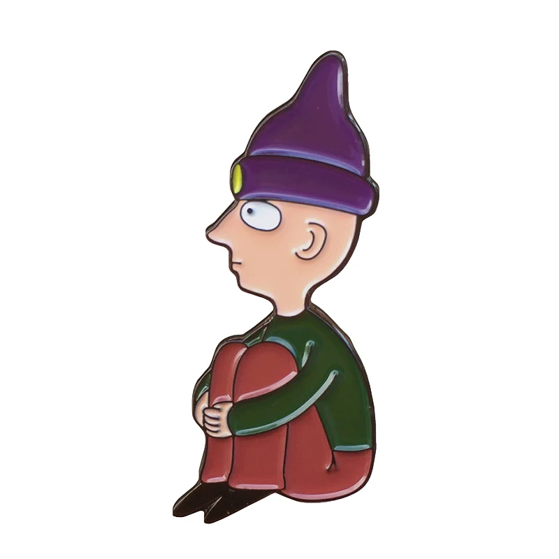 

Robin Radiohead brooch