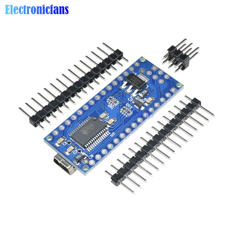 Diymore Mini USB Nano 3,0 Atmega328P-AU Atmega328 микроконтроллер для Arduino FT232 5 в 16 м плата модуль с контактами