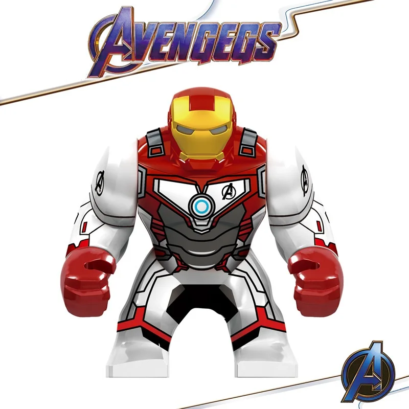 Фигурки LegoING Avengers 4 Endgame Marvel Железный человек танос Infinity Gauntlet строительные блоки