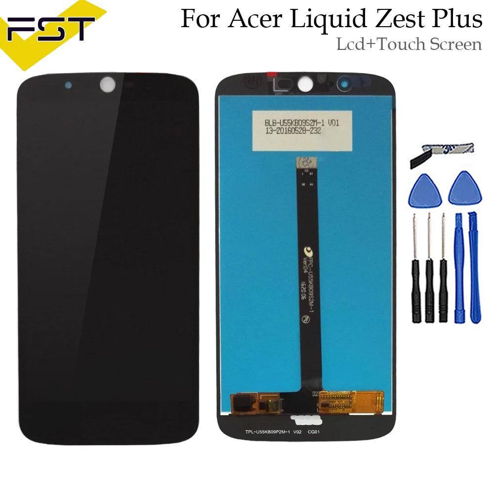 

For Acer Liquid Zest Plus Z628 LCD Display+Digitizer Panel Screen Assembly Spare Parts For Acer Zest Plus lcd with Tools
