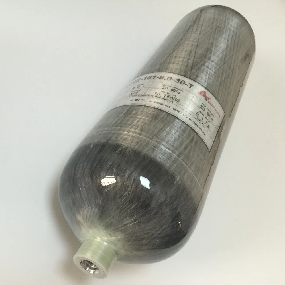 New High Pressure 4500Psi 6.8L Composite Carbon Fiber PCP Paintball