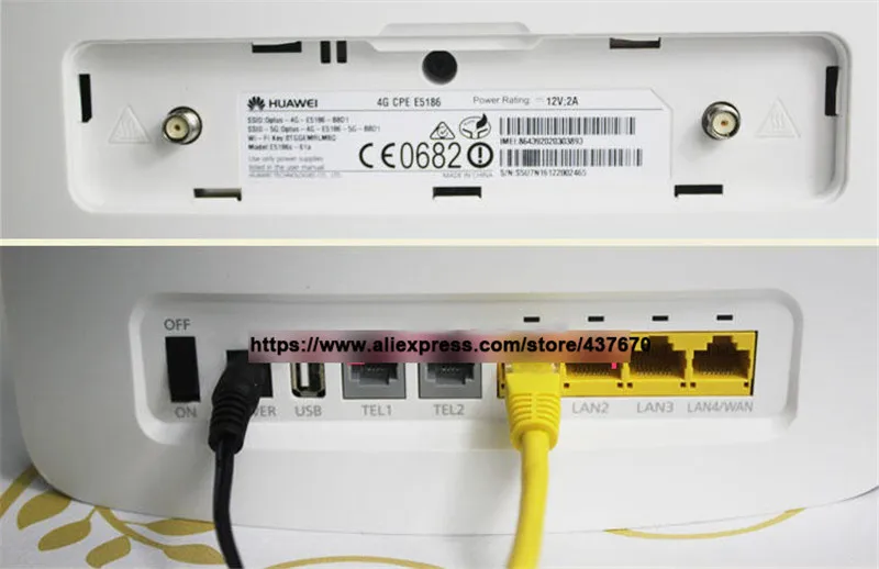Разблокированный и оригинальный 300M Huawei E5186 4G LTE маршрутизатор E5186s 61a беспроводной