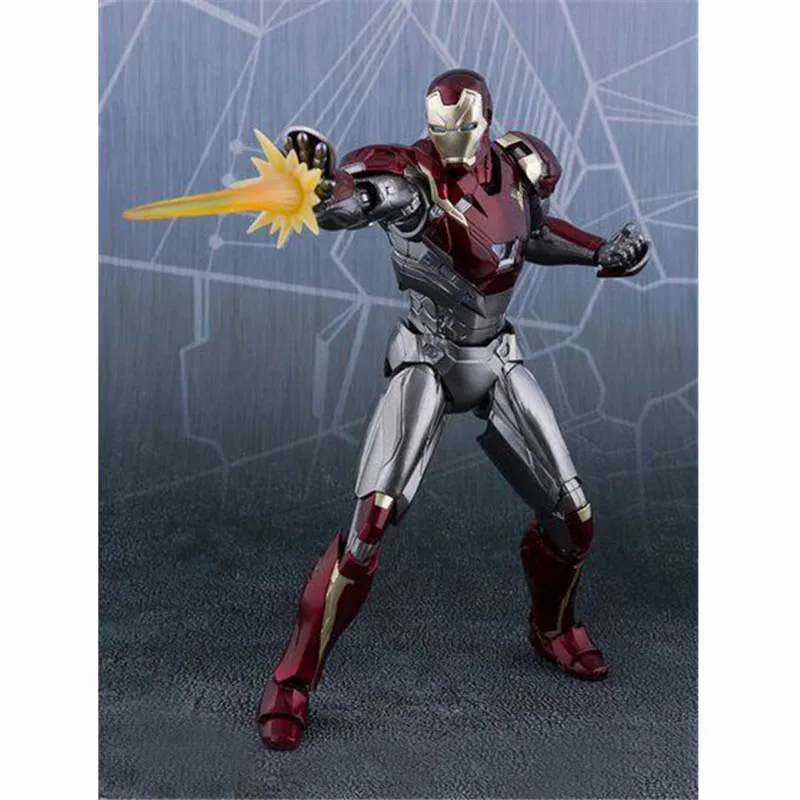 

Spider Man Homecoming Iron Man MK47 Variant Action Figure 1/8 scale painted figure SHF Iron Man MK47 PVC figure Toy Brinquedos