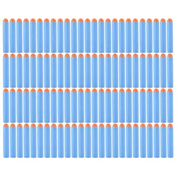 

100Pcs Hot Sale soft bullet Elite Rampage Retaliator Series Blasters Refill Clip Darts Wholesale 10 Colors
