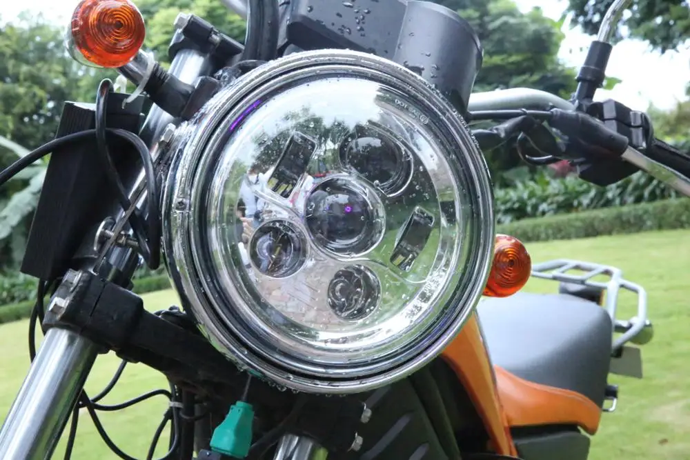 7 Inch LED Headlight For Land Rover Defender 90110 7 Projector Daymaker Headlamp Replacement For Jeep Wrangler JK LJ TJ CJ 4