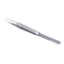 1Pc Stainless Steel Professional Repair Hand Tools 0.15Mm E Dge Tip Precise Fingerprint Fly Line Picker Tweezers