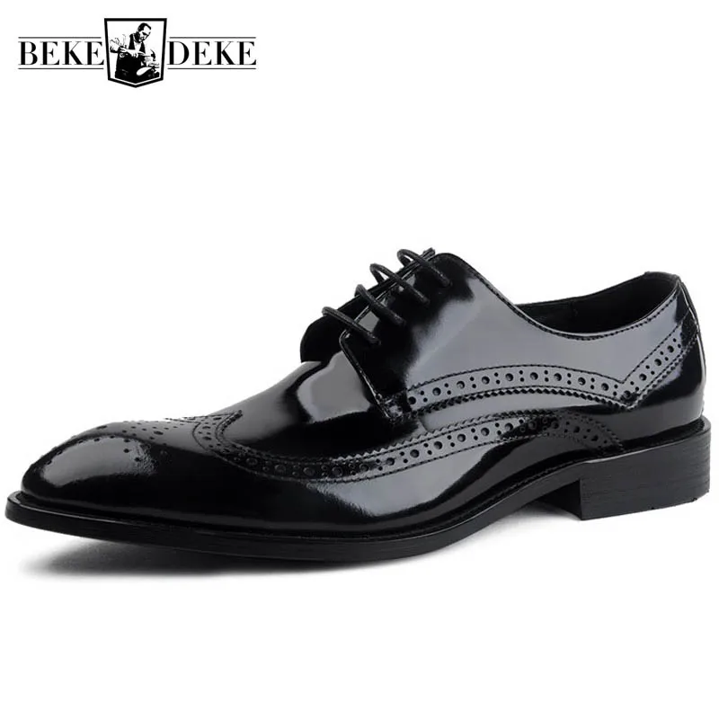 Formais Black Noiva Sapatos Homens Vestido Até Top wine Negócios Rendas Designer Red Couro Pointe Britânico De Esculpidas Brogues Estilo Respirável 8pWPq4qT