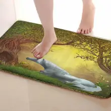 Единорог стиль Коврики для улицы, забавные Противоскользящие коврики для ванной, дверные коврики, дверные коврики под входную дверь