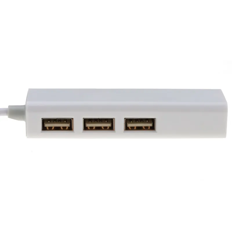 Kebidu 3 порта type C к usb-хаб к Ethernet LAN RJ45 кабель адаптер Сетевая карта USB 3,1 2,0 адаптер передачи данных для Macbook