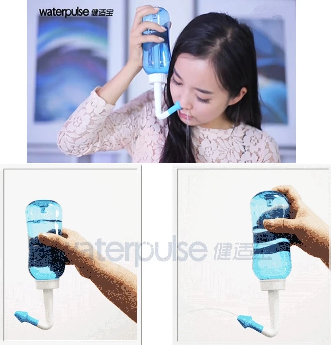300ML Nasal Douche Quelity Nose Washing Brine Nasal Irrigator Adult