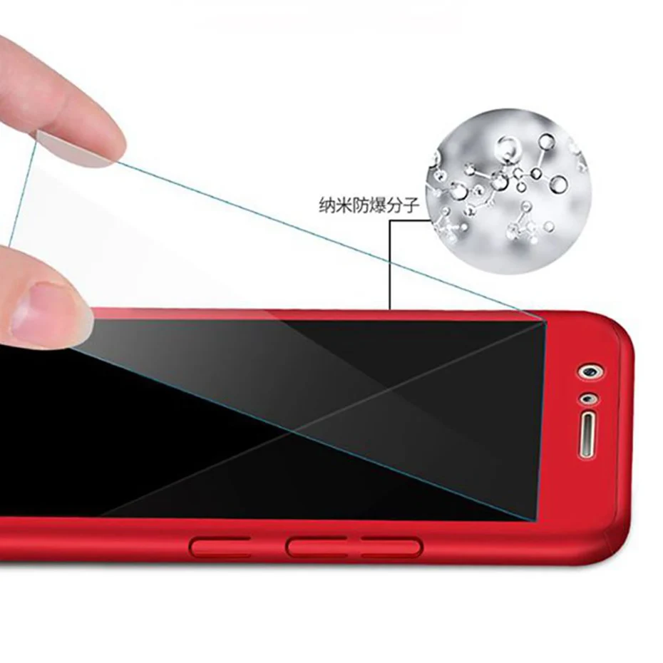 MOUSEMI 4x Case For Xiaomi Redmi with Glass 360 Full Cover Hard Protect Phone Cases, For Xiaomi Redmi Note 4 Global 4x Case On (4)