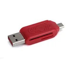 4 в 1 USB 2,0 TF/SD Micro USB OTG универсальный компьютер телефон кардридер