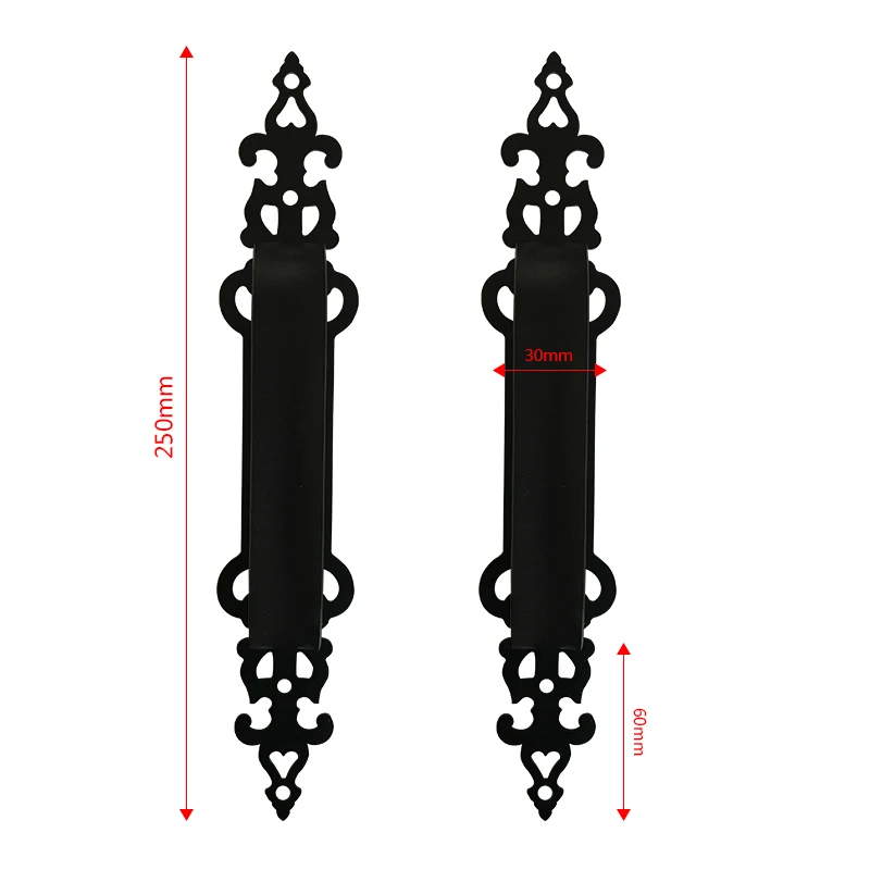 LWZH раздвижные двери сарая ручки, раздвижные ворота шкафа Ручка на дверь шкафа набор 250 мм