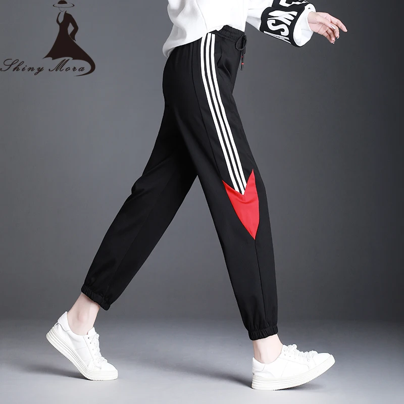 shiny sweatpants