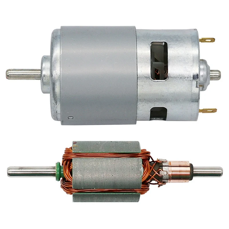 

775 DC Motor DC 12V-36V 3500--9000 RPM Ball Bearing Large Torque High Power Low Noise Hot Sale Electronic Component Motor