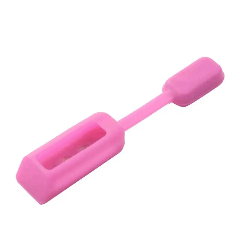 1 шт. силиконовый сменный магнитный зажим пряжка застежка для Fitbit Flex 2 Смарт-часы браслет магнитный держатель для Fitbit Flex 2 - Цвет: Розовый