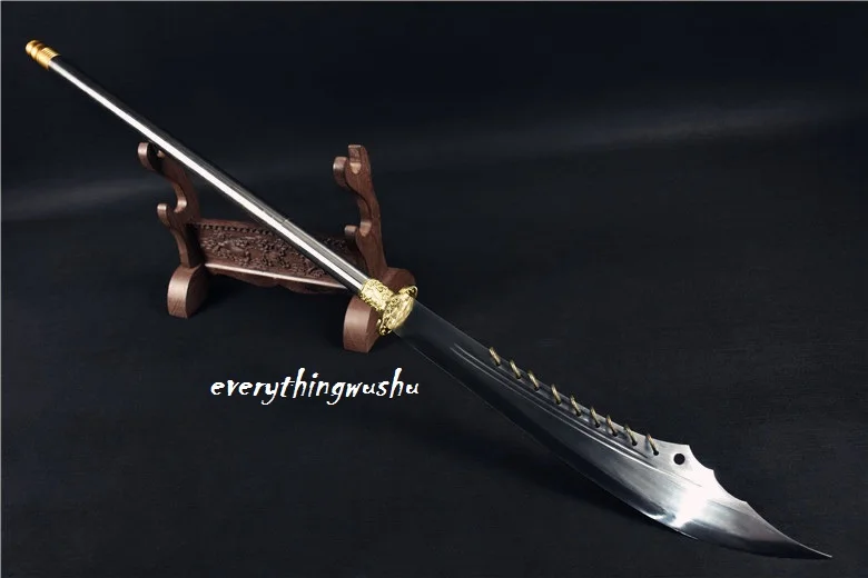 

9 Rings Dao Wushu Kungfu Nine Ring Dao Shaolin Swords Wushu Big BroadSwords
