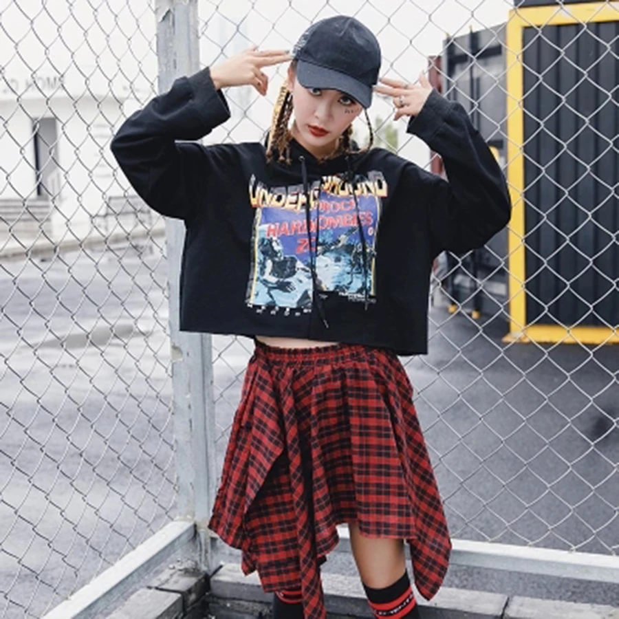Autumn Harajuku Sweatshirt Hoodies Women Streetwear Crop Top Hoodie Korean Style Woman Clothes Moletom 