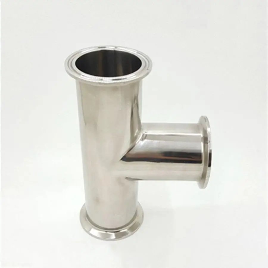 102mm Pipe OD x 4" Tri Clamp Tee 3 Way SUS 304 Stainless Steel Sanitary