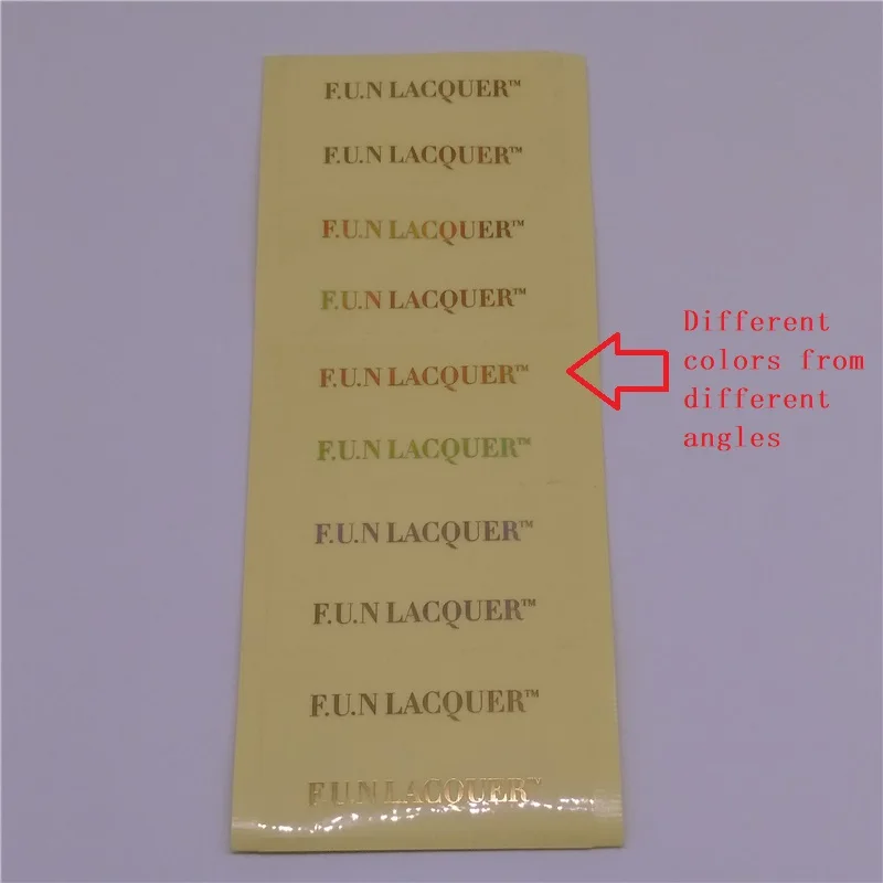 

Custom Laser/Holographic Transparent Adhesive Sticker Free Shipping