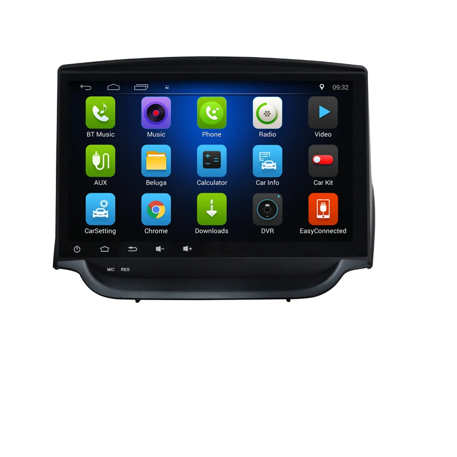 Best Free Shipping Elanmey android 8.1 car multimedia for Ford Ecosport full touch gps stereo autoradio headunit bluetooth player 3