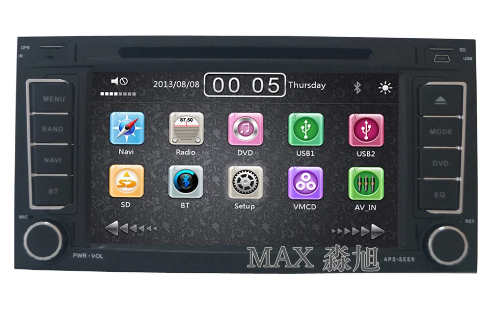 Top 2din 7" Car DVD Player for VW Touareg Multivan T5 2004-2011 with Car Radio RDS BT steering wheel control GPS free map Music 0 Top 2din 7" Car DVD Player for VW Touareg Multivan T5 2004-2011 with Car Radio RDS BT steering wheel control GPS free map Music 0