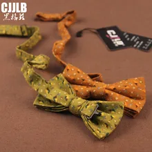 Хлопок Лук галстук модный бренд галстук Bowties Повседневное хлопок печатных лук галстук бабочка галстук для Свадебная вечеринка смокинг скинни галстук