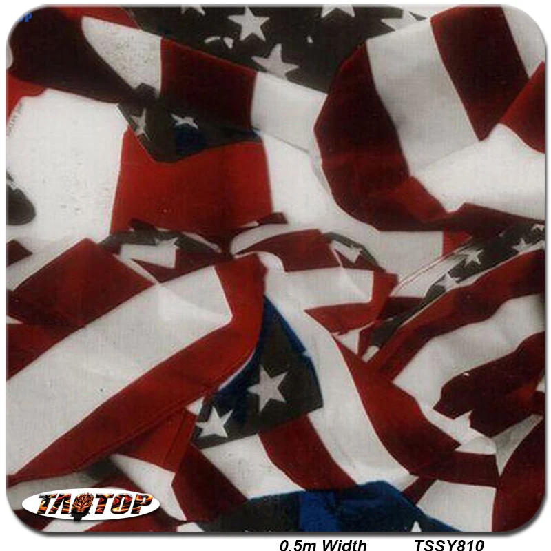

TSDY810 Flag Pattern 5 Square 0.5m Width Printing Hydrographics Film Liquid Film Transfer Water Transfer Printing Film