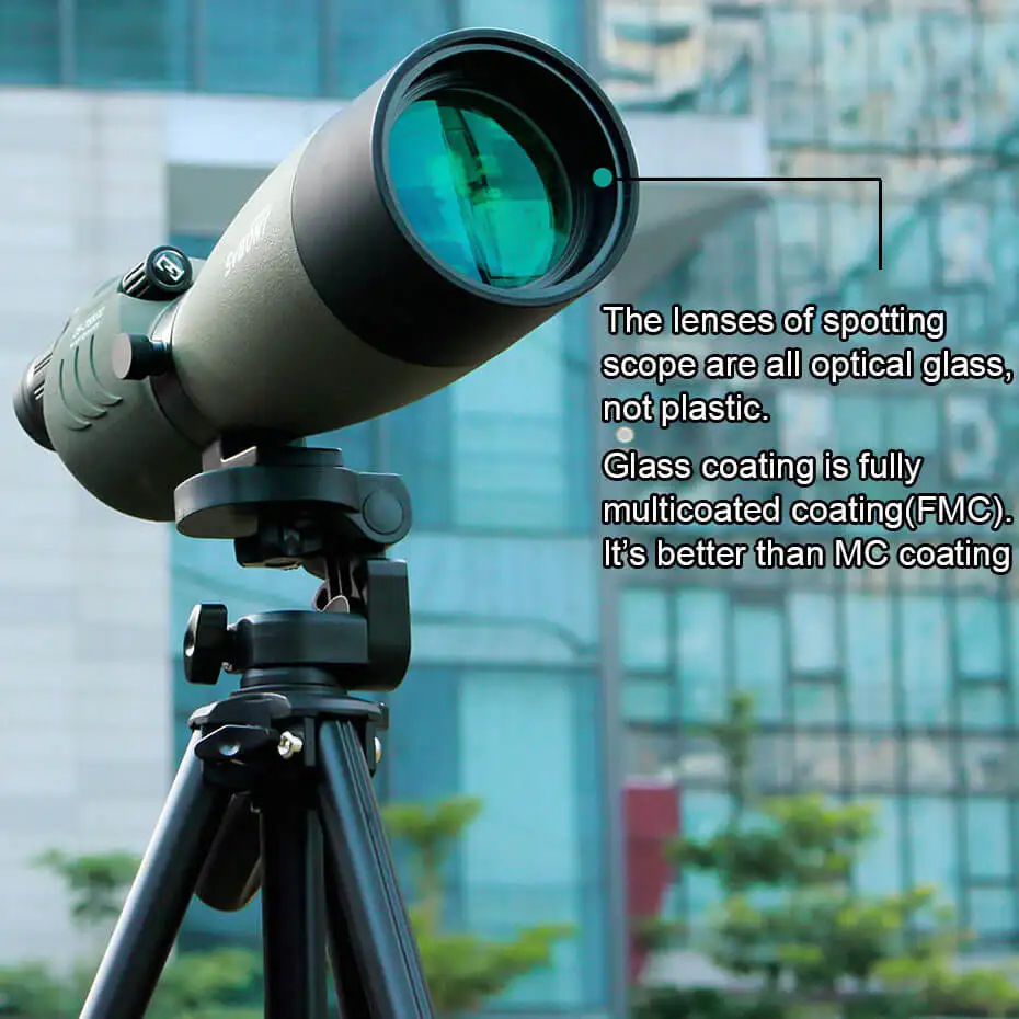 SVBONY SV17 Зрительная труба 25-75x70mm зум Водонепроницаемый 180 De для Охота стрельба из лука телескоп оптика с 54 ''высокий штатив F9326G