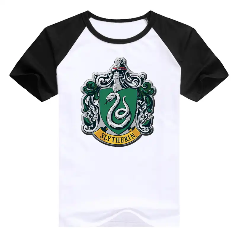 Algodón Escuela Blusa Top Insignia Camisetas Mágica Camiseta Universidad Para Mujer Slytherinhufflepuffravencleygryffindor wXnPk0O8