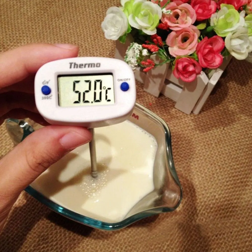 

Screen Food Pen Style Measure the Oil Temperature of Kitchen Digital Display Electronic Probe Type Liquid Barbecue Thermometer