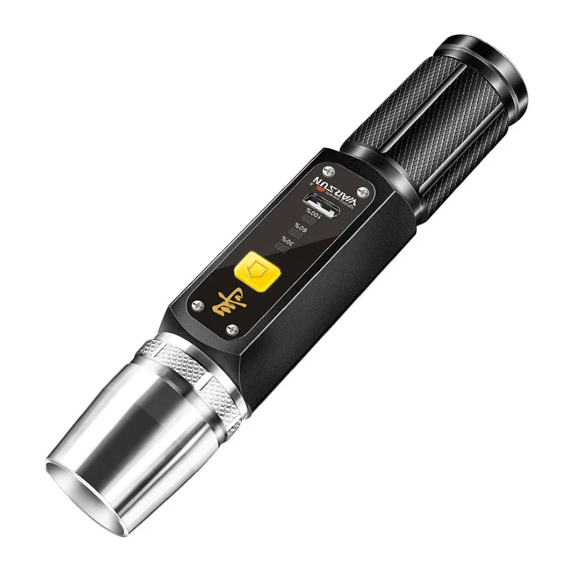 

Portable USB Rechargeable 3 in 1 Led Flashlight, High Intensity 3 Colors Light LED Torch for Gemstone, Amber, Diamond Inspection